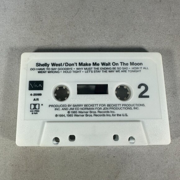 Shelly West Dont Make Me Wait On The Moon Cassette Tape Warner Bros 1985 Country - Picture 3 of 4